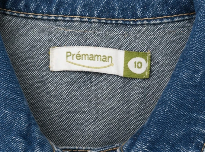 Pregnant Mother-to-be Kids' Denim Jacket – Size 10, timeless style – photo 2